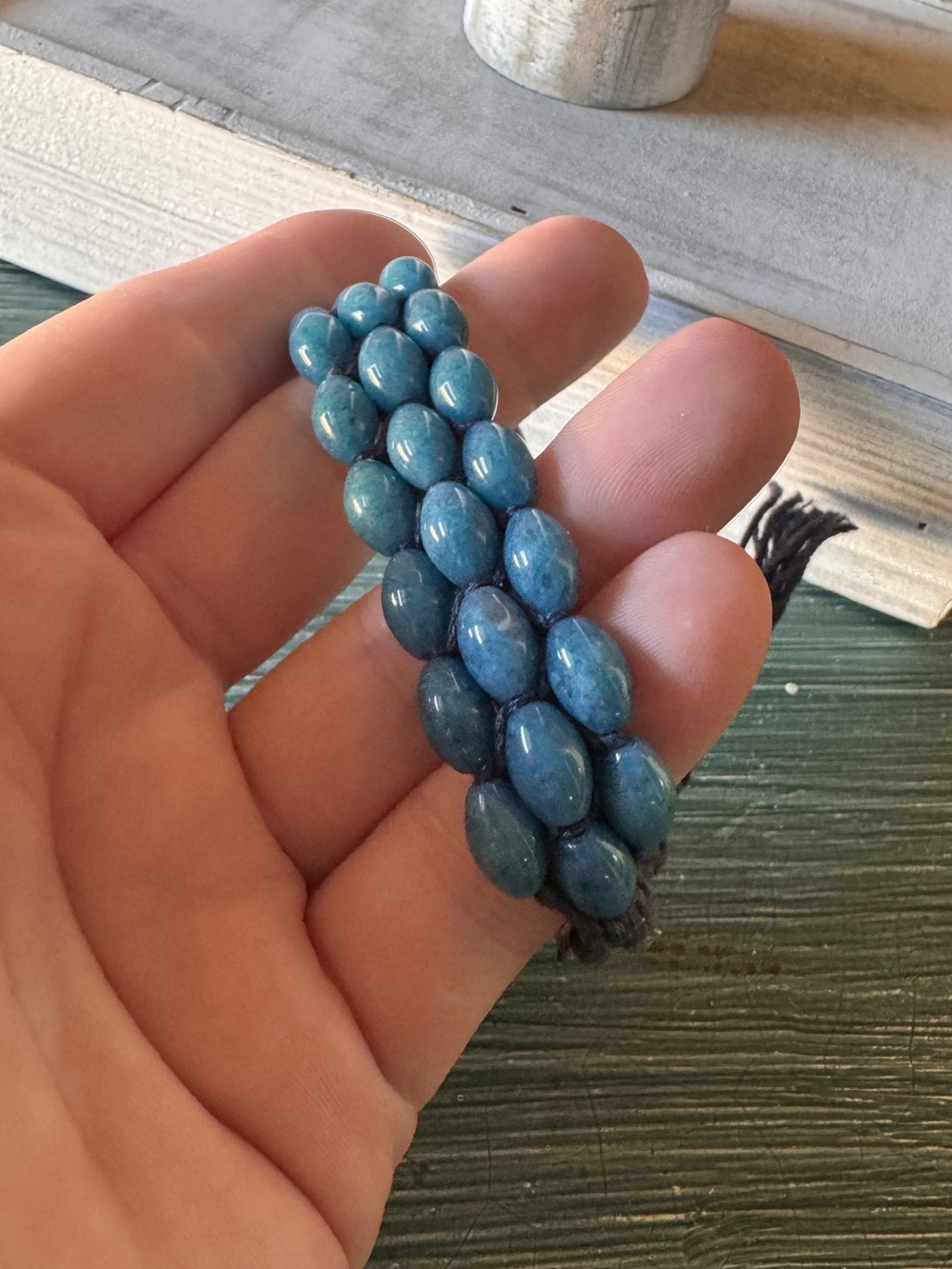 Chan Luu turquoise beaded bracelet